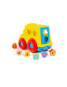 ROB-87980,Autobuz + cuburi educative, 23.5x15.2x17 cm, Polesie