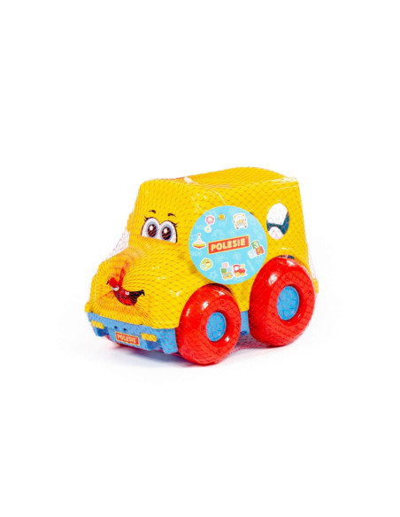 ROB-87980,Autobuz + cuburi educative, 23.5x15.2x17 cm, Polesie