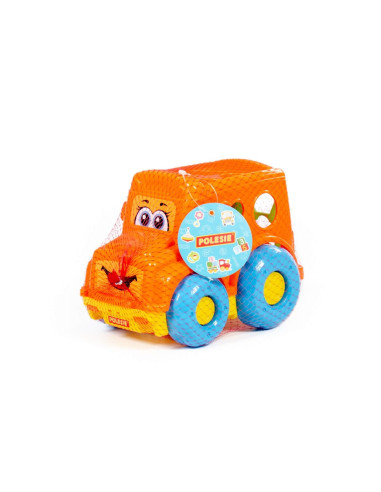 ROB-87980,Autobuz + cuburi educative, 23.5x15.2x17 cm, Polesie
