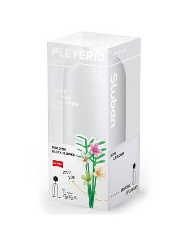 ROB-M38-B1101-13,Set de Constructie Flowers, 241 piese, Frezie - Sluban