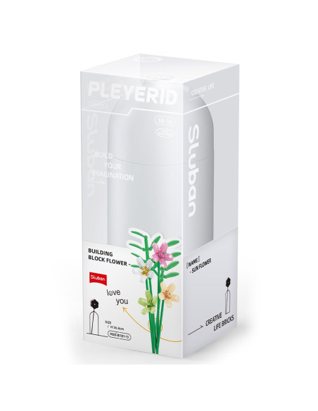 ROB-M38-B1101-13,Set de Constructie Flowers, 241 piese, Frezie - Sluban