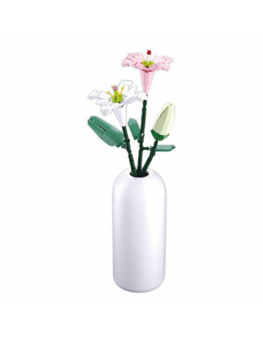 ROB-M38-B1101-07,Set de Constructie Flowers, 247 piese, Crin - Sluban