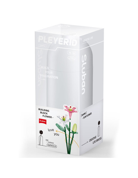 ROB-M38-B1101-07,Set de Constructie Flowers, 247 piese, Crin - Sluban