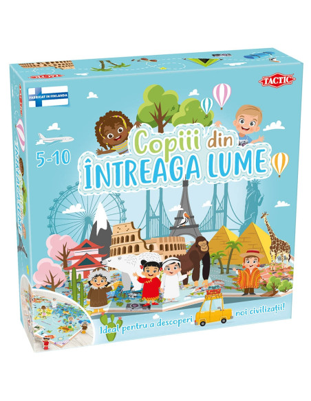 ROB-59611,Joc educativ - Copiii din intreaga lume, Tactic - BLACKFIRE