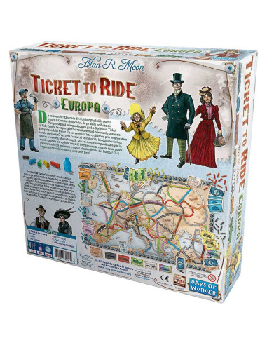 ROB-721802,Joc de societate - Ticket to Ride Europa, limba romana, Asmodee - BLACKFIRE