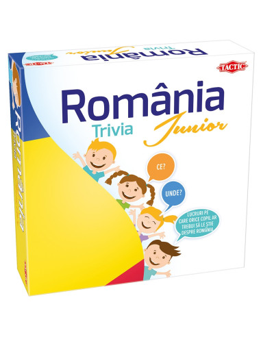 ROB-59613,Joc de societate - Trivia Junior Romania, Tactic - BLACKFIRE