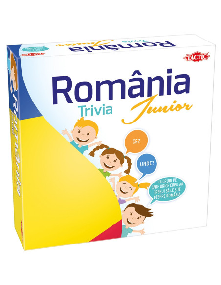 ROB-59613,Joc de societate - Trivia Junior Romania, Tactic - BLACKFIRE