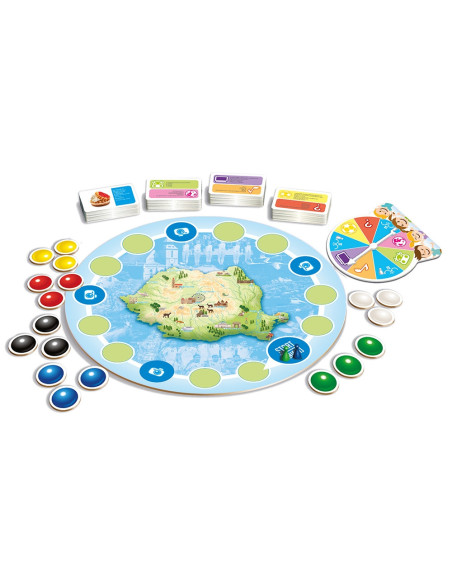 ROB-59613,Joc de societate - Trivia Junior Romania, Tactic - BLACKFIRE