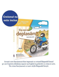 ROB-19584,Raspundel Istetel, Carte - Cu ce ne deplasam, ALBI - BLACKFIRE