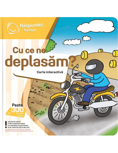 ROB-19584,Raspundel Istetel, Carte - Cu ce ne deplasam, ALBI - BLACKFIRE