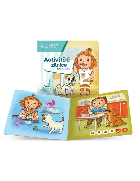 ROB-14864,Raspundel Istetel, Carte - Activitati zilnice, ALBI - BLACKFIRE