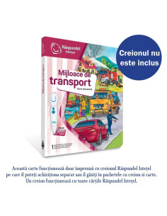 ROB-28734,Raspundel Istetel, Carte - Mijloace de transport, ALBI - BLACKFIRE