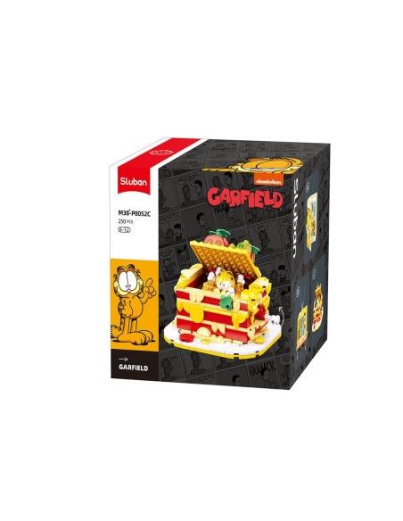 ROB-M38-P8052C,Set de constructie, 250 piese, Garfield si lasagne - Sluban
