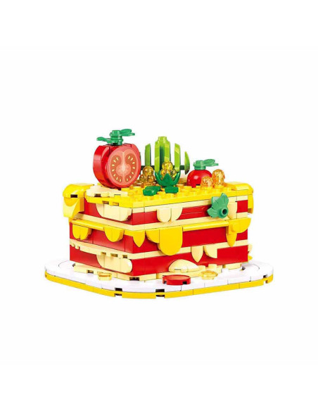ROB-M38-P8052C,Set de constructie, 250 piese, Garfield si lasagne - Sluban
