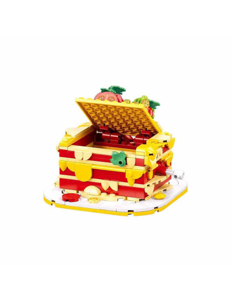 ROB-M38-P8052C,Set de constructie, 250 piese, Garfield si lasagne - Sluban