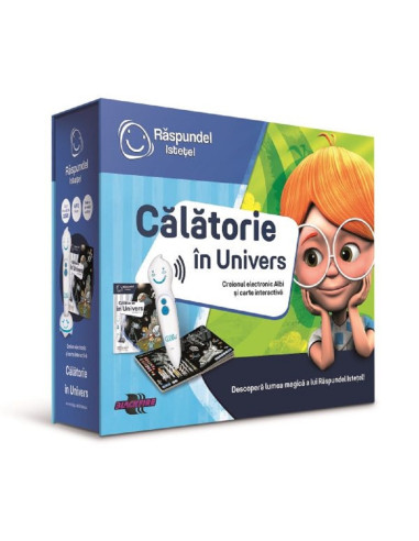 ROB-86331,Pachet Raspundel Istetel, Creion si carte - Calatorie in univers, ALBI - BLACKFIRE