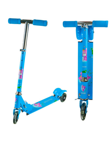 ROB-508P,Trotineta cadru metal, 3 roti, 72 cm