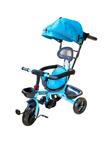 ROB-BXT-609,Tricicleta cu pedale, maner si parasolar