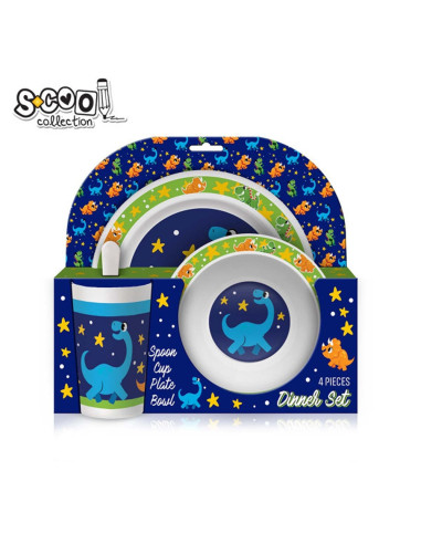 SC1598,Set vesela + tacamuri, Dino - S-COOL
