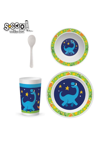 SC1598,Set vesela + tacamuri, Dino - S-COOL