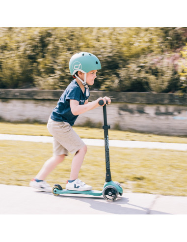 Trotineta copii pliabila cu roti luminoase Scoot & Ride