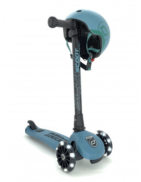 Trotineta copii pliabila cu roti luminoase Scoot & Ride