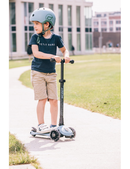 Trotineta copii pliabila cu roti luminoase Scoot & Ride