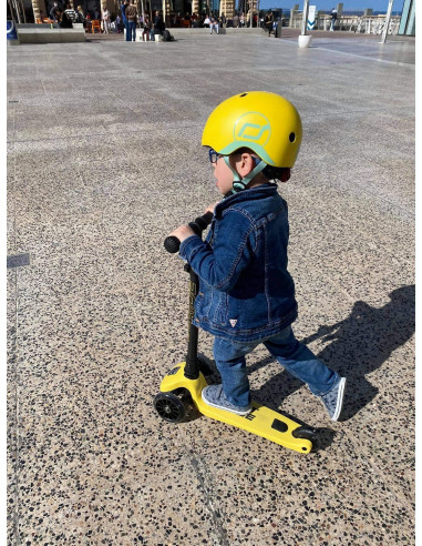 Trotineta copii pliabila cu roti luminoase Scoot & Ride