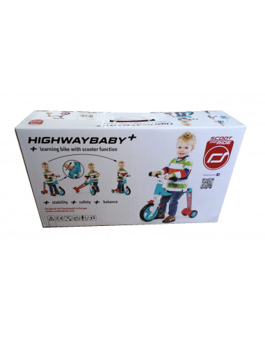 TROTINETA COPII TRANSFORMABILA 2IN1 Scoot & Ride HighwayBaby+