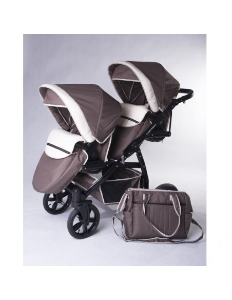 CARUCIOR COPII GEMENI TANDEM 2 IN 1, PJ STROLLER LUX