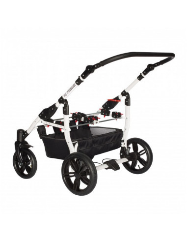 Carucior copii gemeni side by side 2 in 1, PJ STROLLER, Lovely