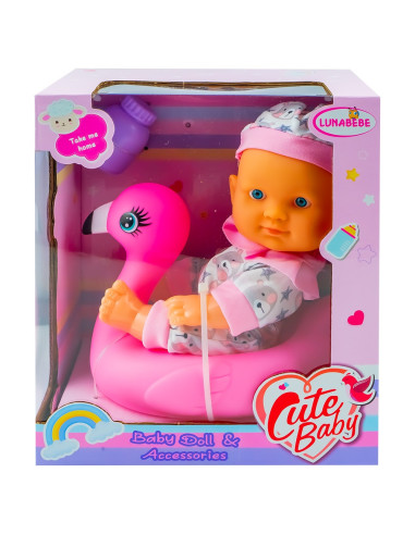 ROB-HX626-3,Bebelus cu accesorii, 22 cm