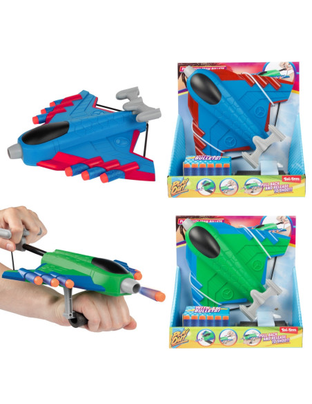 ROB-68945Z,Avion lansator + 16 gloante burete - Toi-Toys