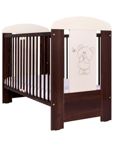 PATUT PENTRU BEBE, BEAR & BUTTERFLY, Wenge + SALTEA COCOS SPUMA