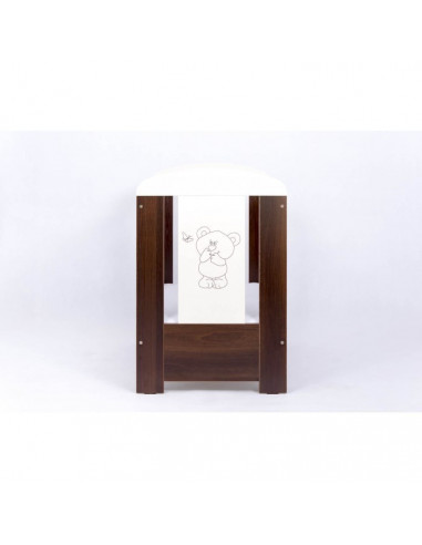 PATUT PENTRU BEBE, BEAR & BUTTERFLY, Wenge + SALTEA COCOS SPUMA
