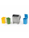 BR02607,Bruder - Accesorii - Set Pubele Gunoi