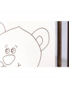 PATUT PENTRU BEBE, BEAR & BUTTERFLY, Wenge + SALTEA COCOS SPUMA
