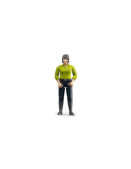 BR60405,Bruder - Figurina Femeie Cu Pantaloni Albastru Inchis