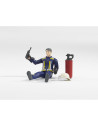 BR60100,Bruder - Figurina Pompier Cu Accesorii