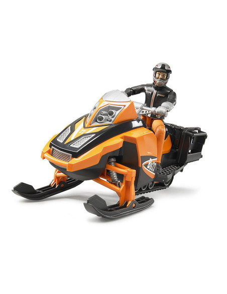 BR63101,Bruder - Snowmobil Cu Sofer Si Accesorii