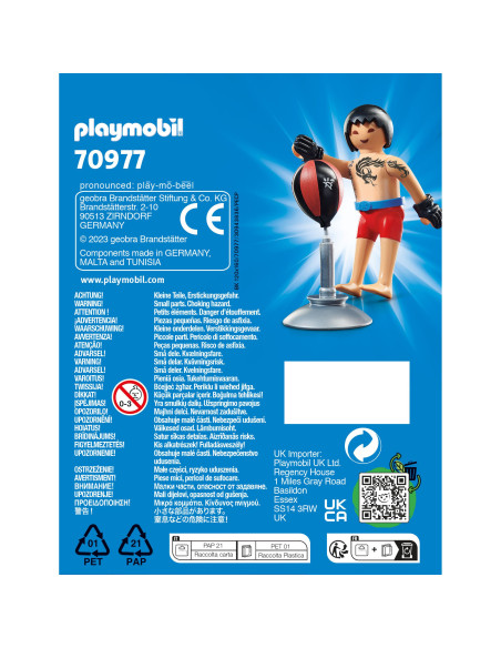 PM70977,PLAYMOBIL - FIGURINA LUPTATOR DE BOX
