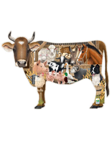 TLJ225714,THE LEARNING JOURNEY - PUZZLE ANIMALE DE LA FERMA 200 PIESE