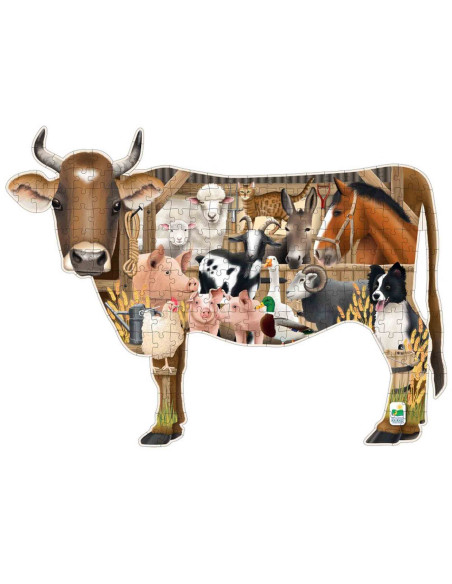 TLJ225714,THE LEARNING JOURNEY - PUZZLE ANIMALE DE LA FERMA 200 PIESE