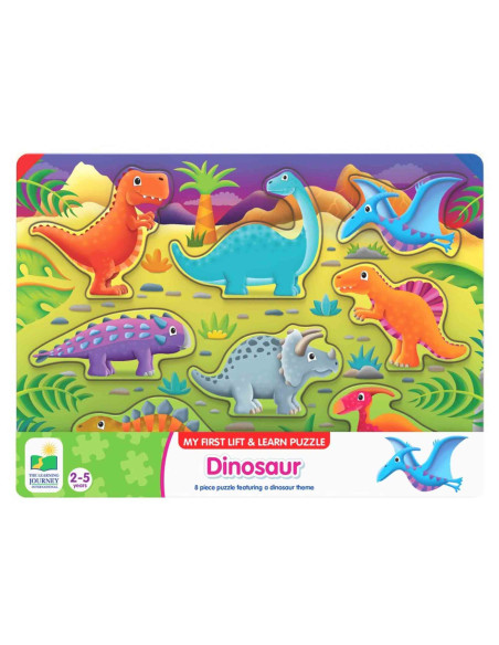 TLJ285435,THE LEARNING JOURNEY - PUZZLE SA INVATAM DINOZAURII