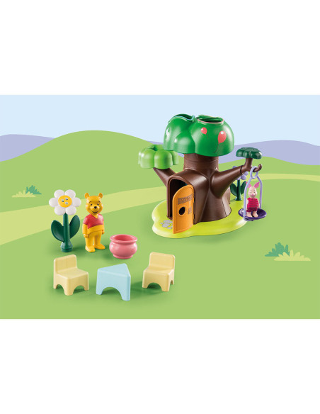 PM71316,PLAYMOBIL - 1.2.3 & DISNEY: CASA DIN COPAC A LUI WINNIE SI PIGLET