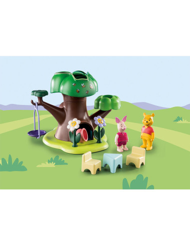 PM71316,PLAYMOBIL - 1.2.3 & DISNEY: CASA DIN COPAC A LUI WINNIE SI PIGLET