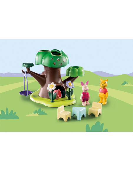 PM71316,PLAYMOBIL - 1.2.3 & DISNEY: CASA DIN COPAC A LUI WINNIE SI PIGLET