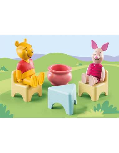 PM71316,PLAYMOBIL - 1.2.3 & DISNEY: CASA DIN COPAC A LUI WINNIE SI PIGLET
