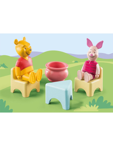 PM71316,PLAYMOBIL - 1.2.3 & DISNEY: CASA DIN COPAC A LUI WINNIE SI PIGLET