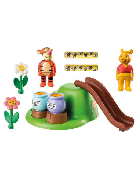 PM71317,PLAYMOBIL - 1.2.3 & DISNEY: GRADINA CU ALBINE A LUI WINNIE SI TIGGER